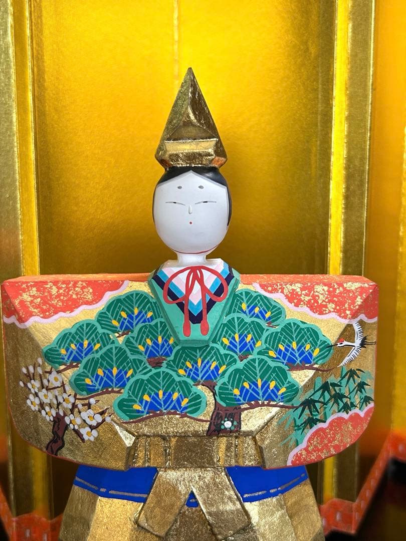 雛人形　一刀彫　清水俊明　古俊　7号(大型)