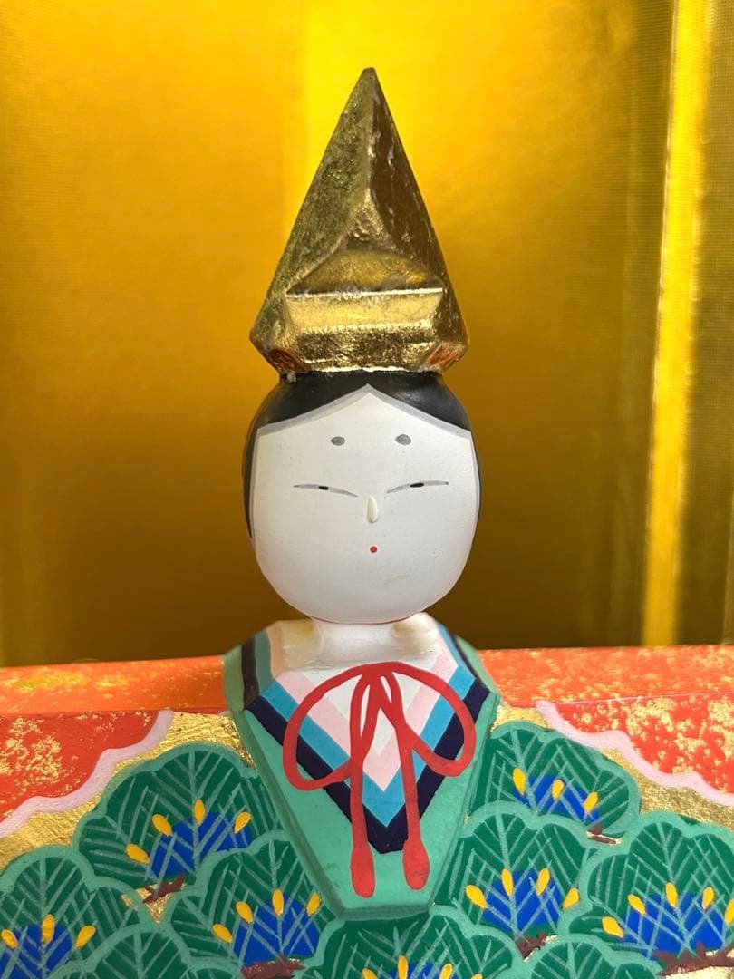 雛人形　一刀彫　清水俊明　古俊　7号(大型)
