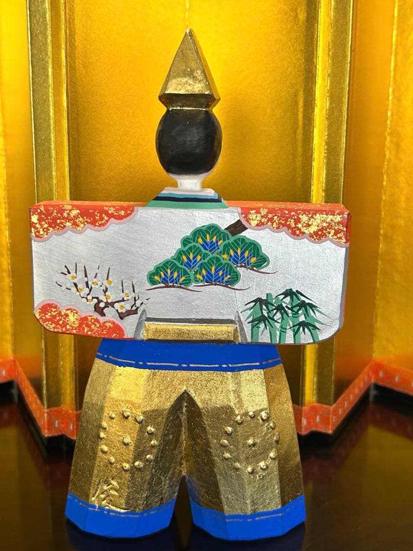 雛人形　一刀彫　清水俊明　古俊　7号(大型)
