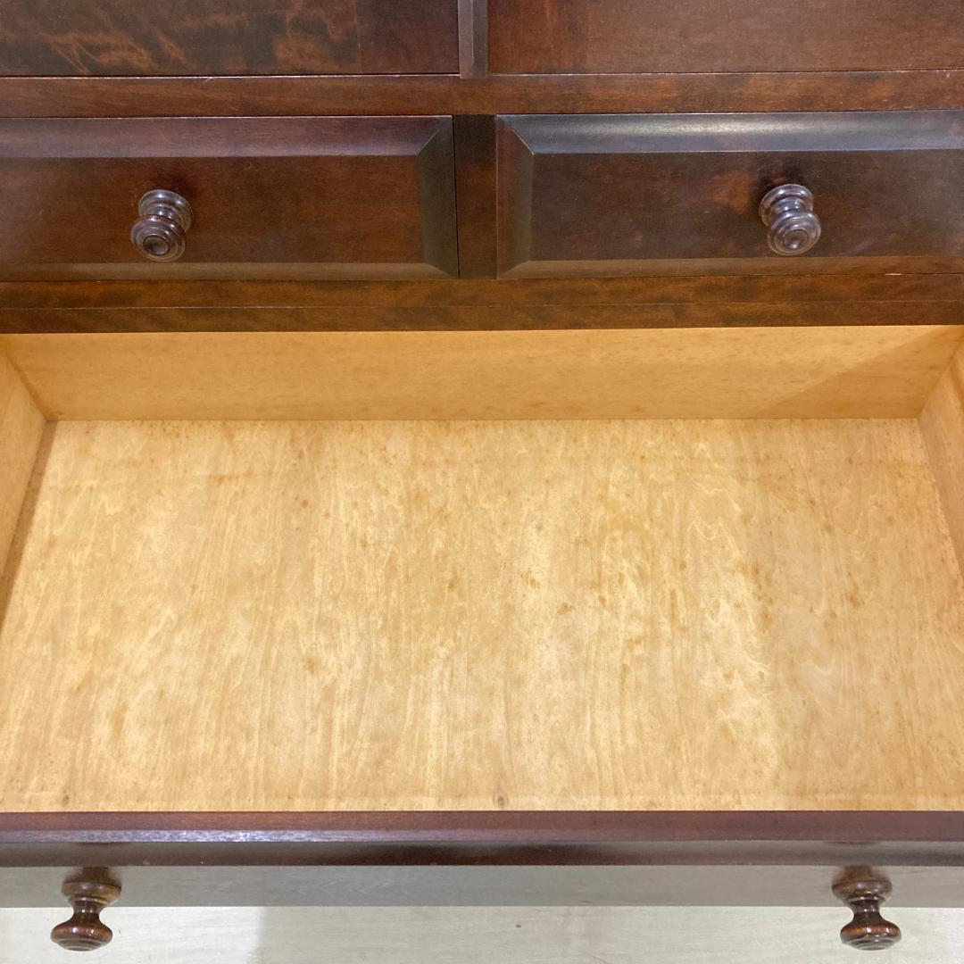 北海道民芸家具 7段チェスト 整理箪笥 ハイチェスト 収納家具　樺材