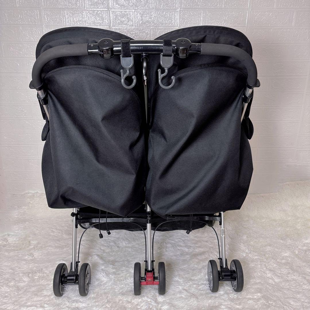 美品 ✨ Combi ベビーカー ツインスピンGC ブラック 2人乗り おまけ