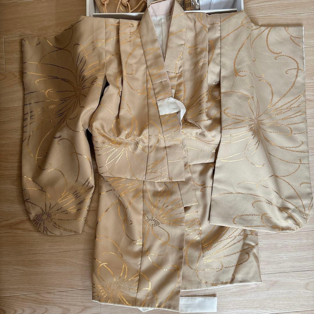 【美品】 utatane ひよこ商店 七五三 3歳 着物 セット被布
