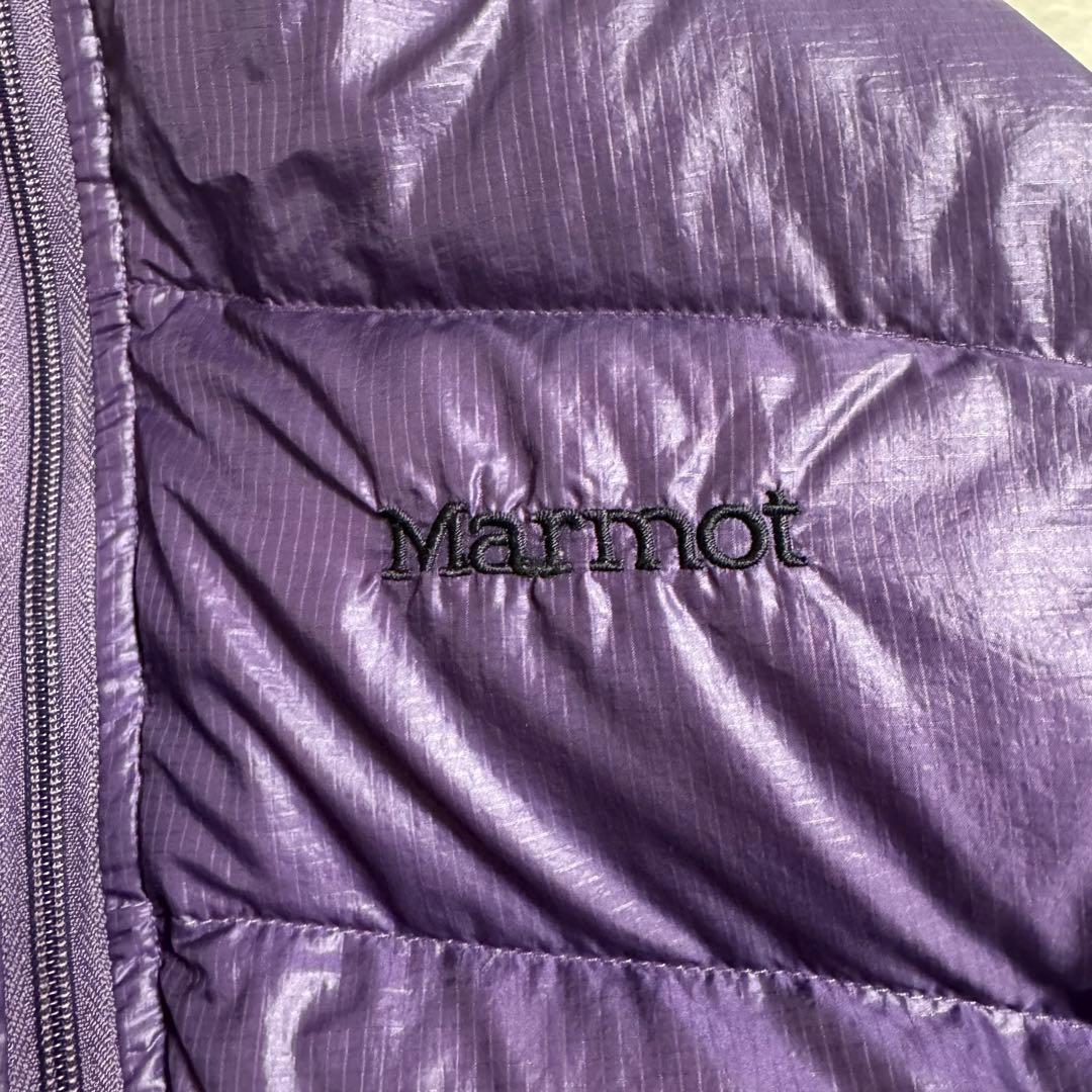 【MOMO】Marmot puffy jacket S紫短丈y2kドローコ