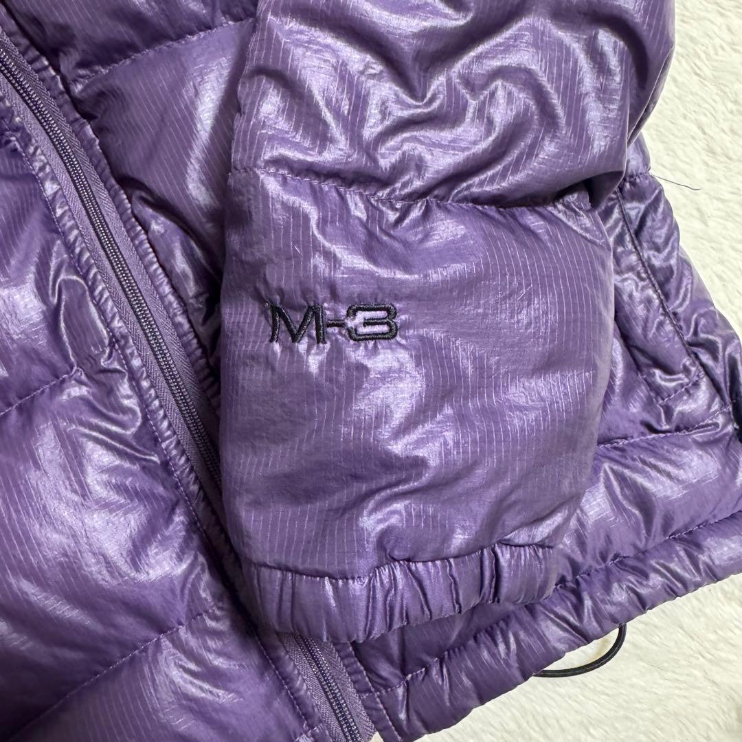 【MOMO】Marmot puffy jacket S紫短丈y2kドローコ