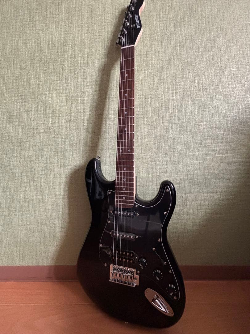 エレキギター ブラック