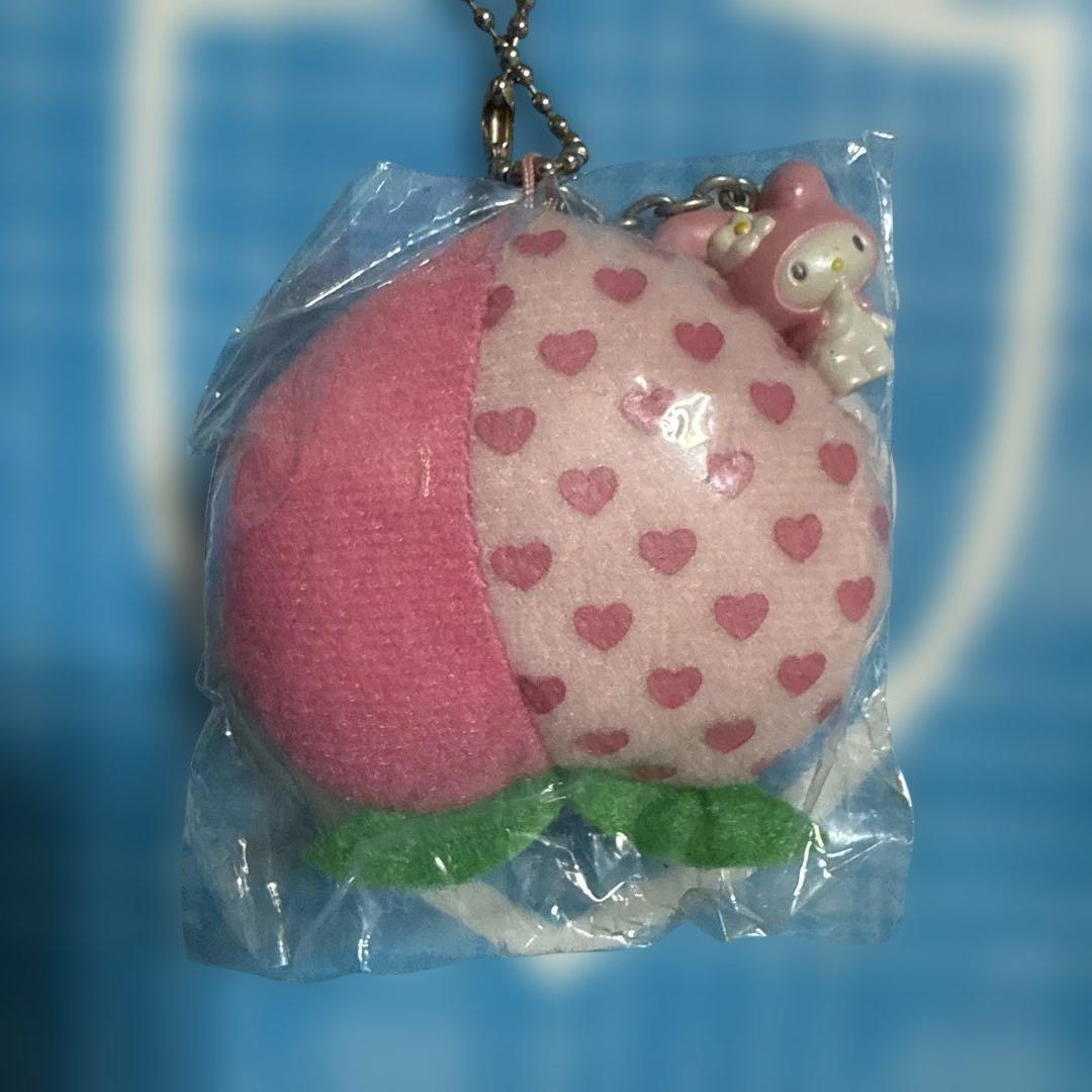 マイメロディ ピーチ型チャーム　平成レトロ