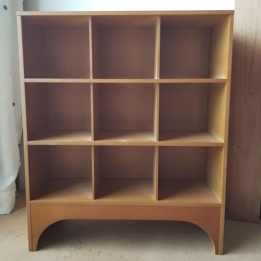カラフル木製チェスト 9引き出し　ポップ家具