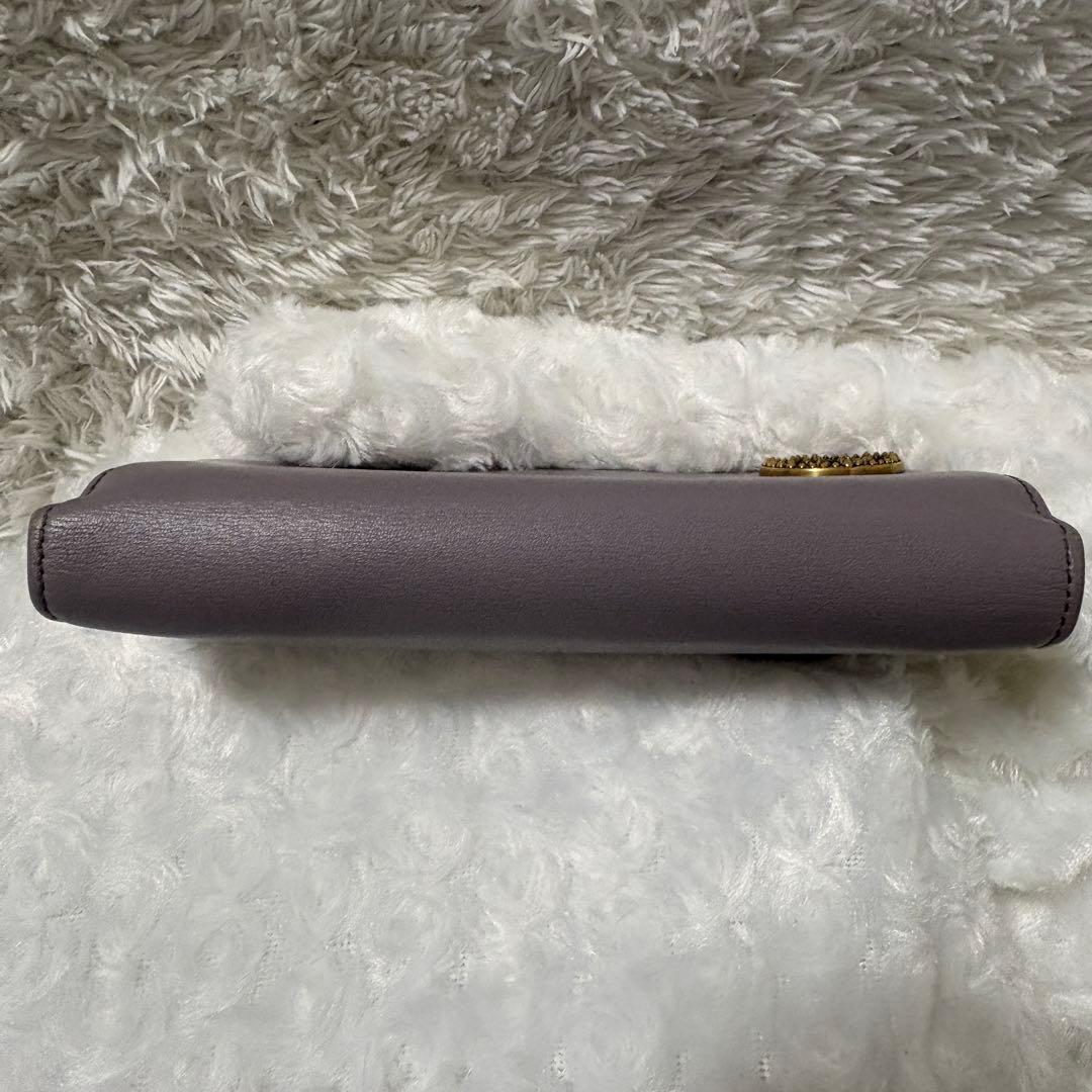【希少】グッチ インターロッキング 二つ折り 長財布 ゴールド金具 グレージュ