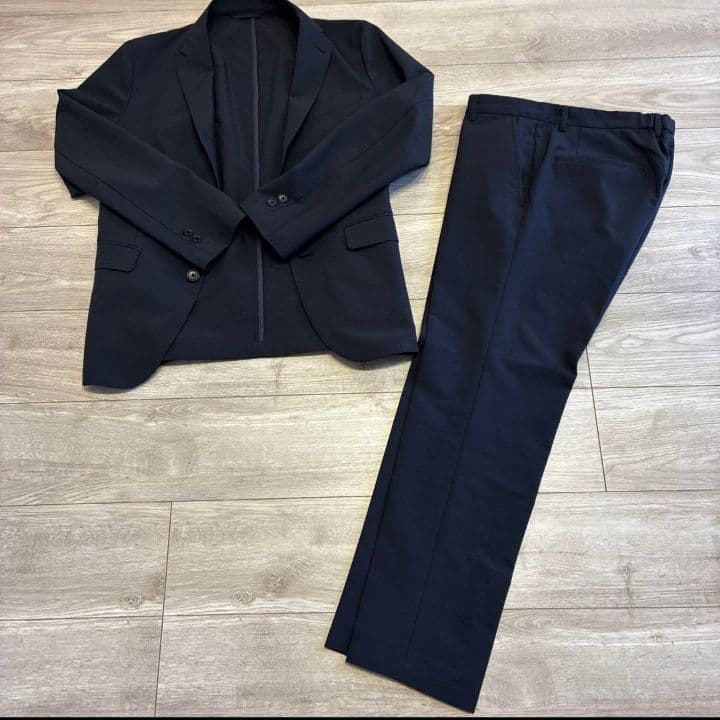 JUST fit ドライPEスリムセットアップNAVY Mサイズ