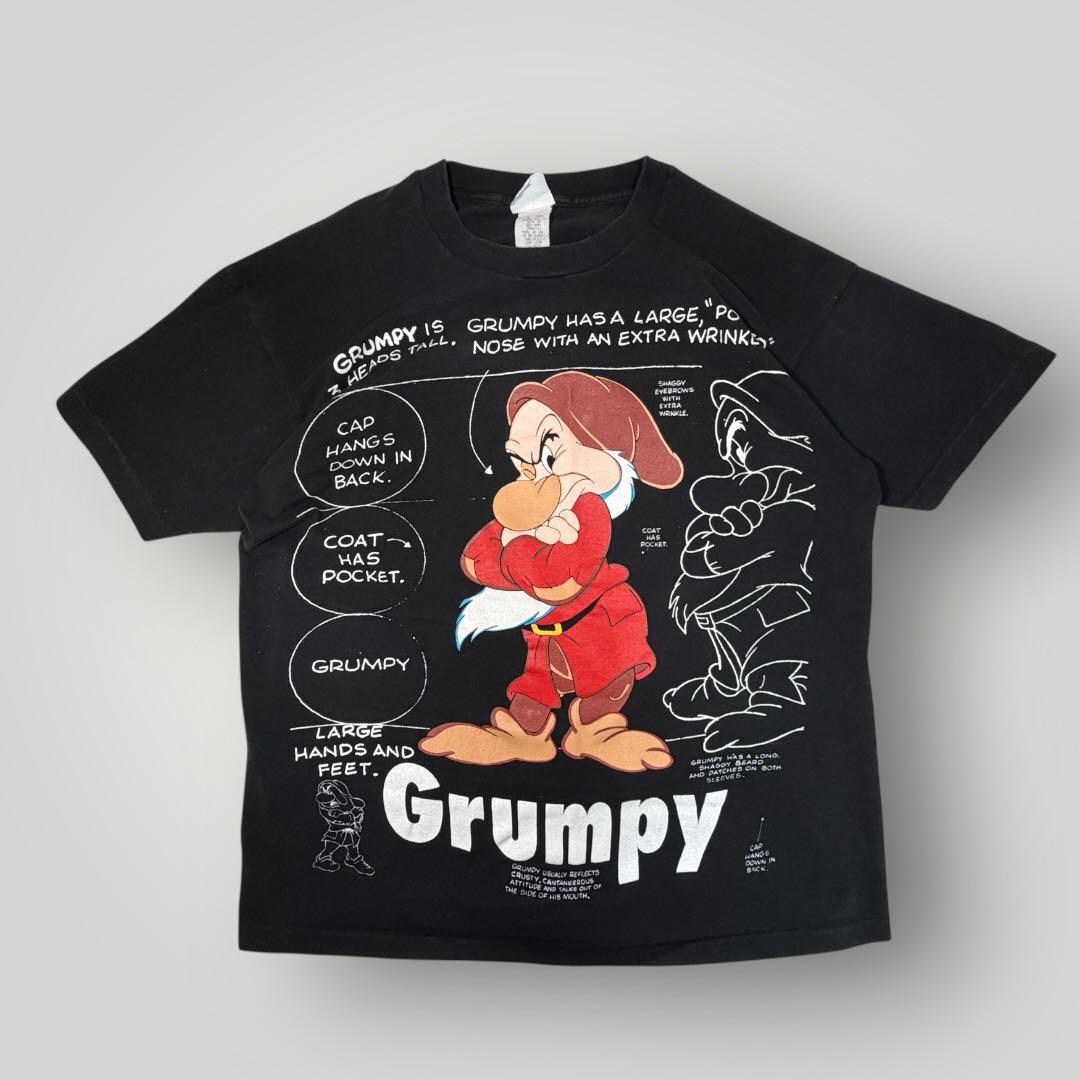 90s Disney ヴィンテージ白雪姫 グランピー TシャツXL相当 USA製