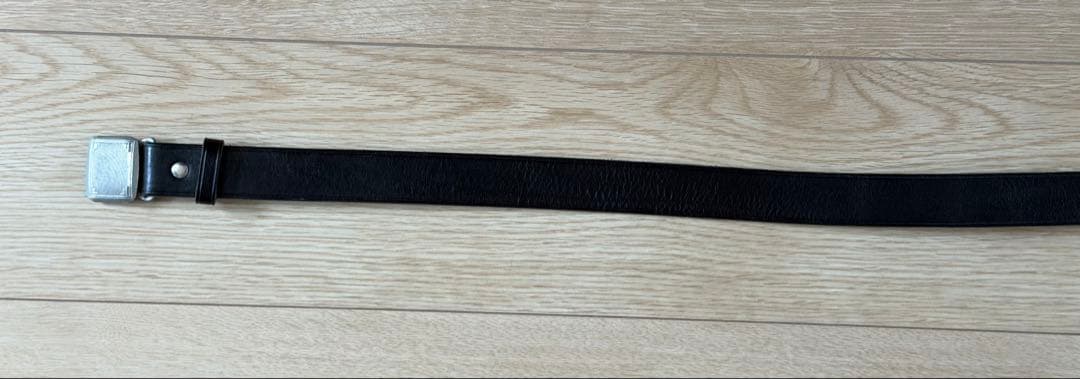 美品　フィグベル　ヒッチコック　ベルト　レザー　革　phigvel 黒　ブラック