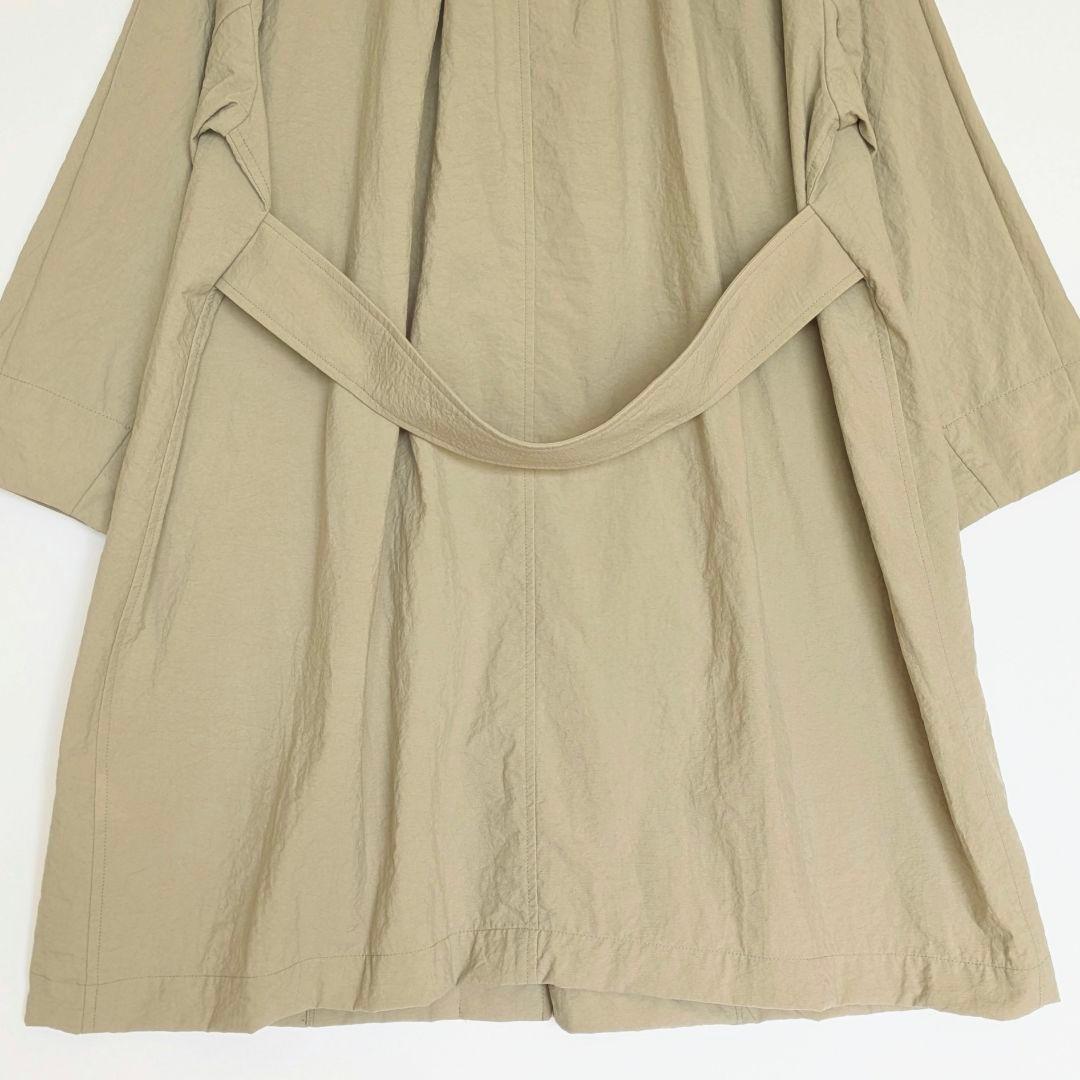 DANTON／ドルマンスリーブ　ステンカラーコート　ベージュ　36サイズ