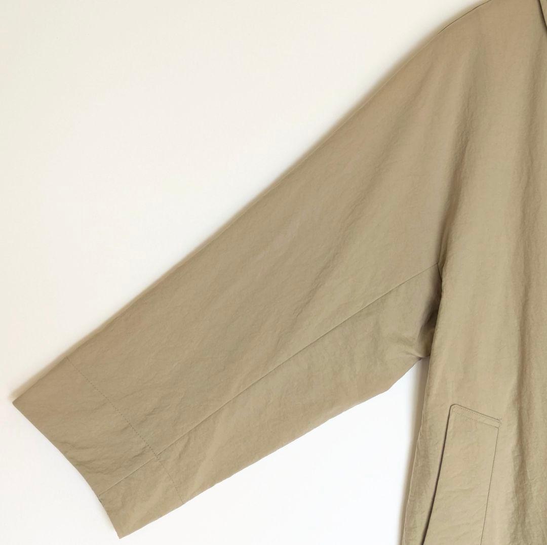 DANTON／ドルマンスリーブ　ステンカラーコート　ベージュ　36サイズ