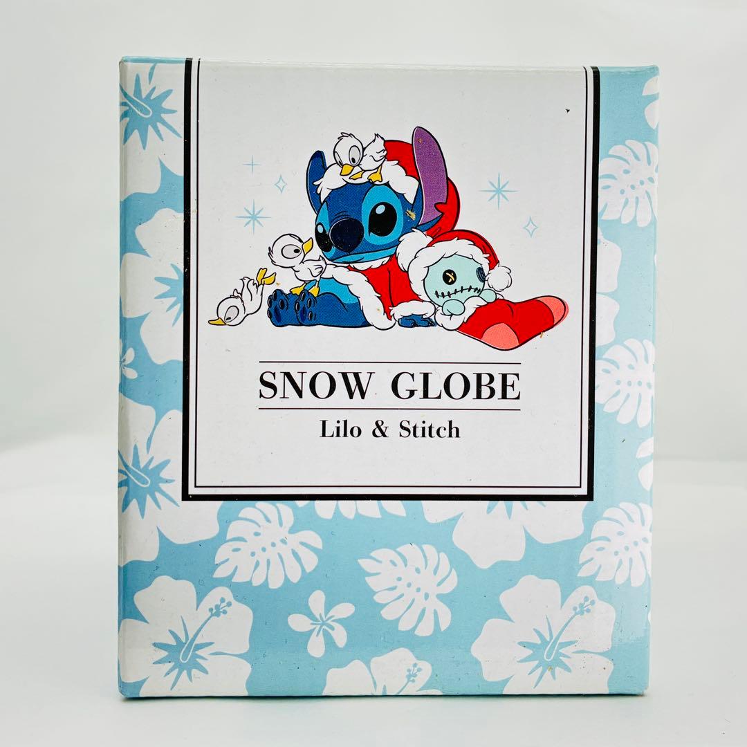 【激レア　新品】スティッチとリロのクリスマススノーグローブ