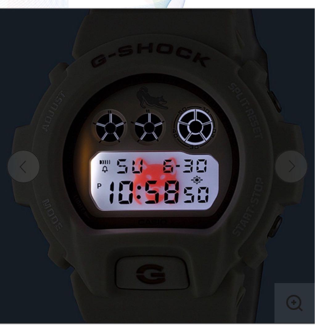 G-SHOCK 柴犬モデルデジタル腕時計 ホワイト