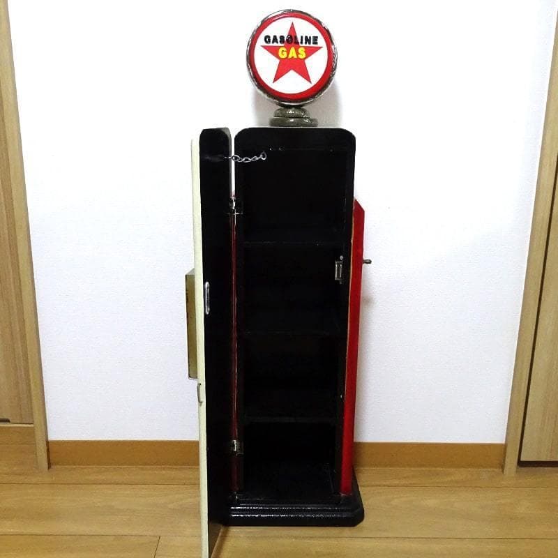 ガスポンプ ラック 棚 インテリア CD HOLDER 収納 アメリカン 雑貨