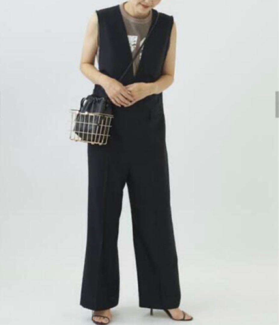 Plage Deep V/N オールインワン　ネイビー　美品