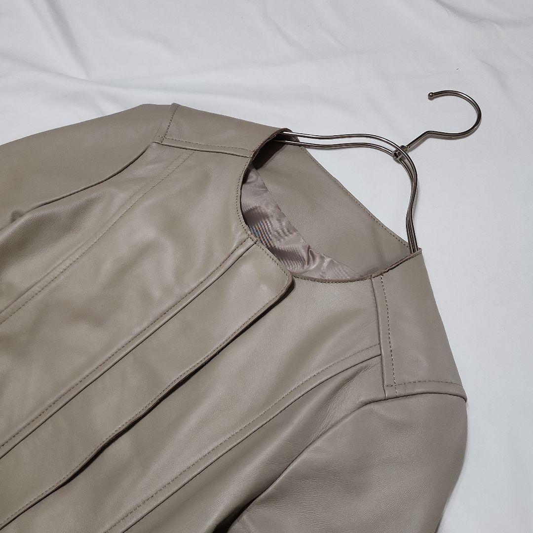 n*o様 a1 美品 もりのがっこう 羊革 レザー ジャケット M