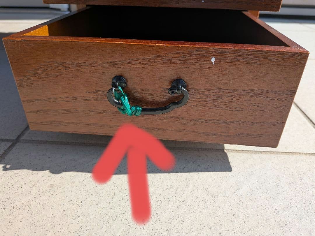 （送料無料）文机　折りたたみ　アンティーク　レトロ　家具　和　3段引き出し