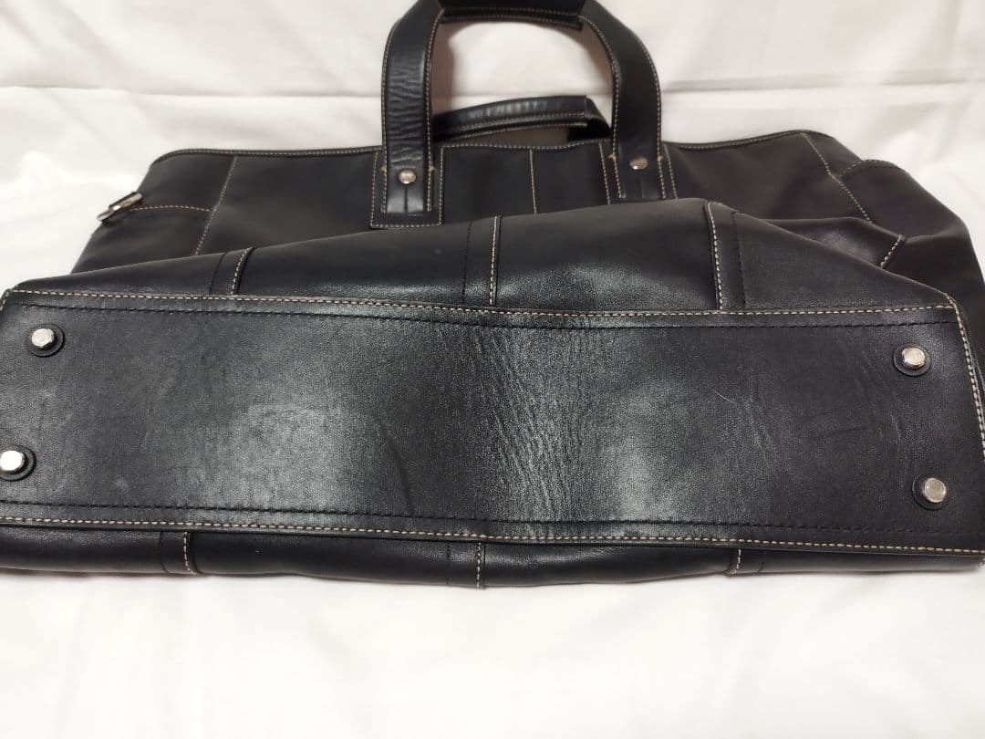 (4910)COACHトランスアトランティックビジネストートバッグ　ユーズド良品