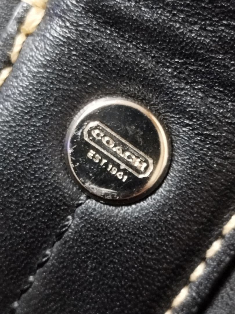 (4910)COACHトランスアトランティックビジネストートバッグ　ユーズド良品