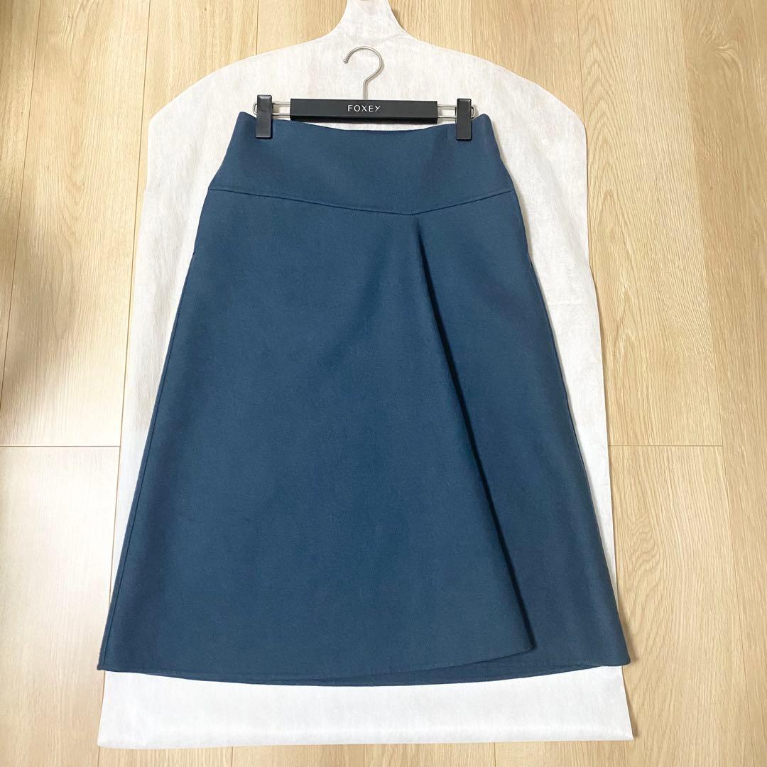 Drawer ドゥロワー ウールスカート 36／フォクシー ブラミンク