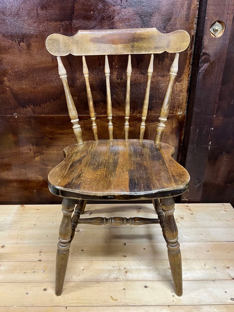 飛騨産業 キツツキ ウィンザーチェア 木製スピンドルバックチェア