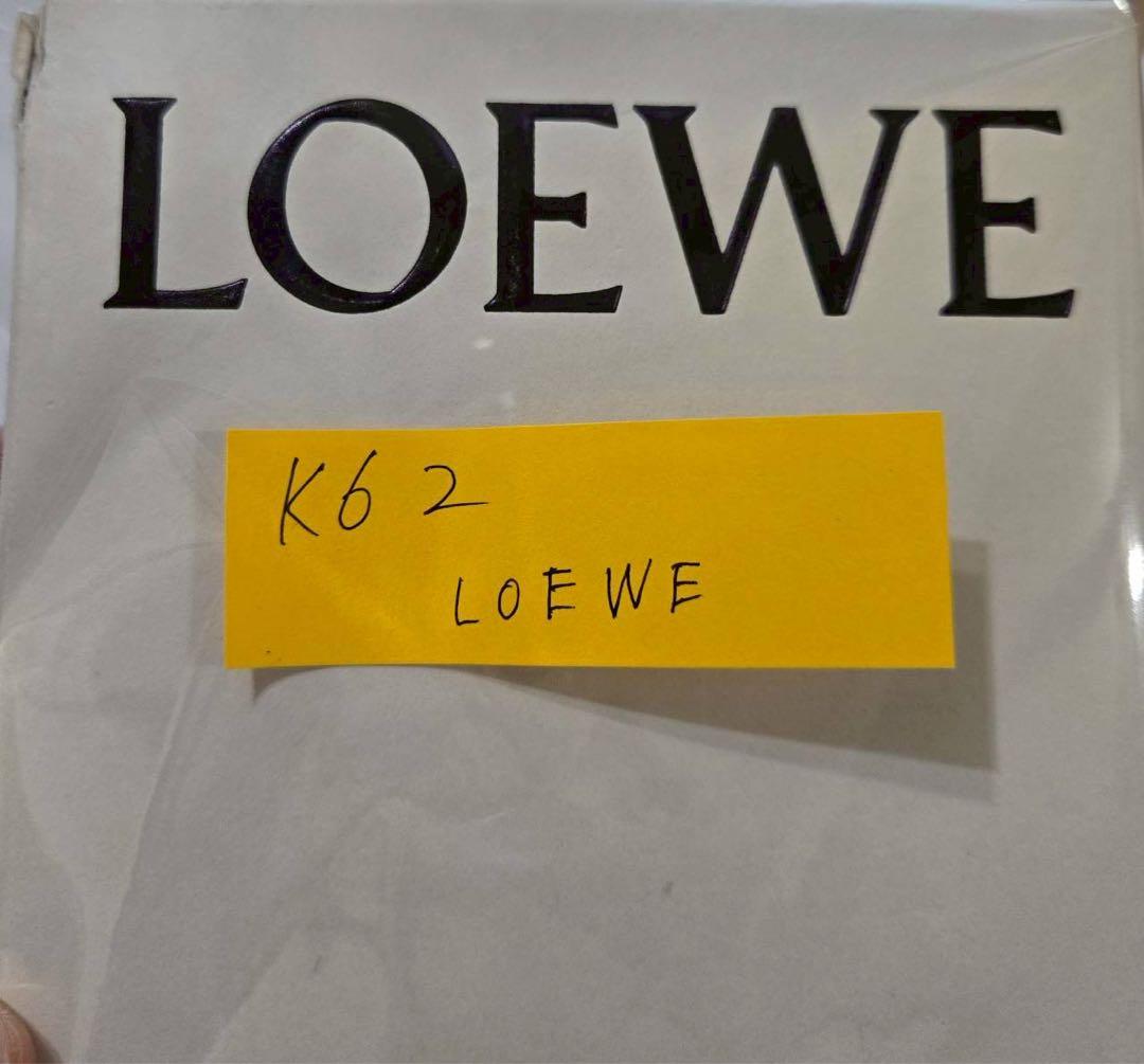 LOEWE ロエベ アナグラム 三つ折り財布 レザー ブラック スペイン製