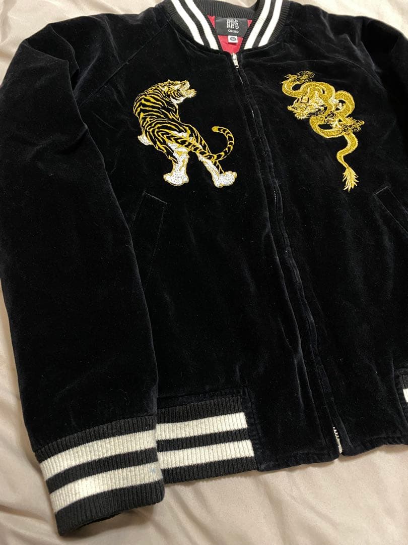 OBORO スカジャン 別珍 日本限定 龍 虎 unisex