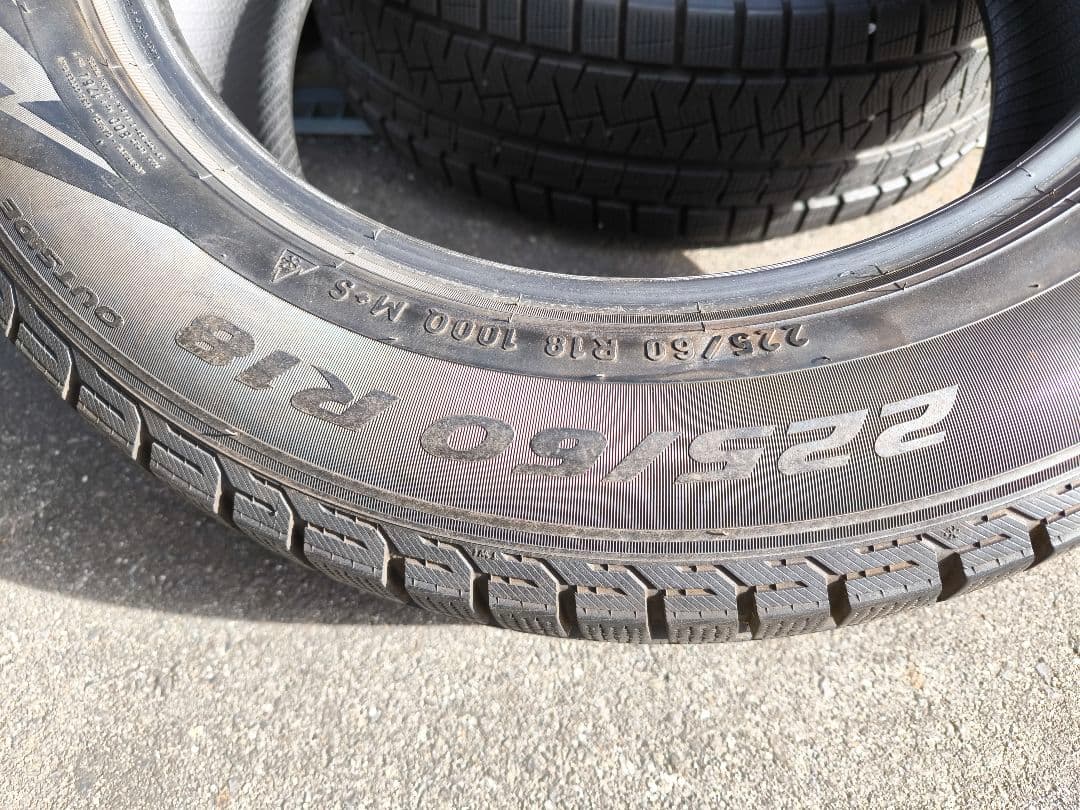 ピレリアイスアシンメトリコ225/60R18 4本セット6mm