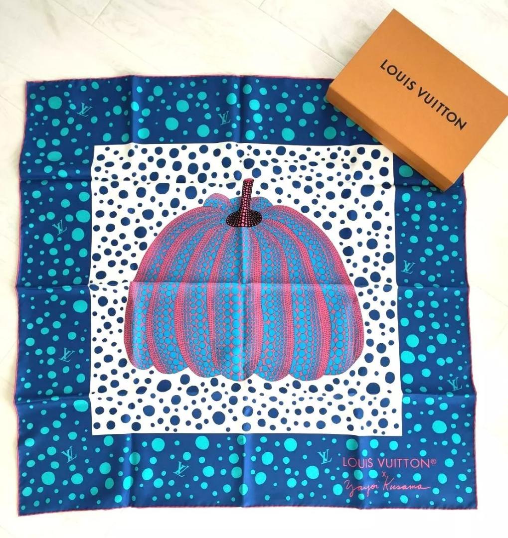 ルイヴィトン LOUIS VUITTON パンプキン スカーフ M78393