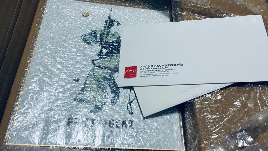 GGSTヴェノム(諏訪部順一)のサイン色紙