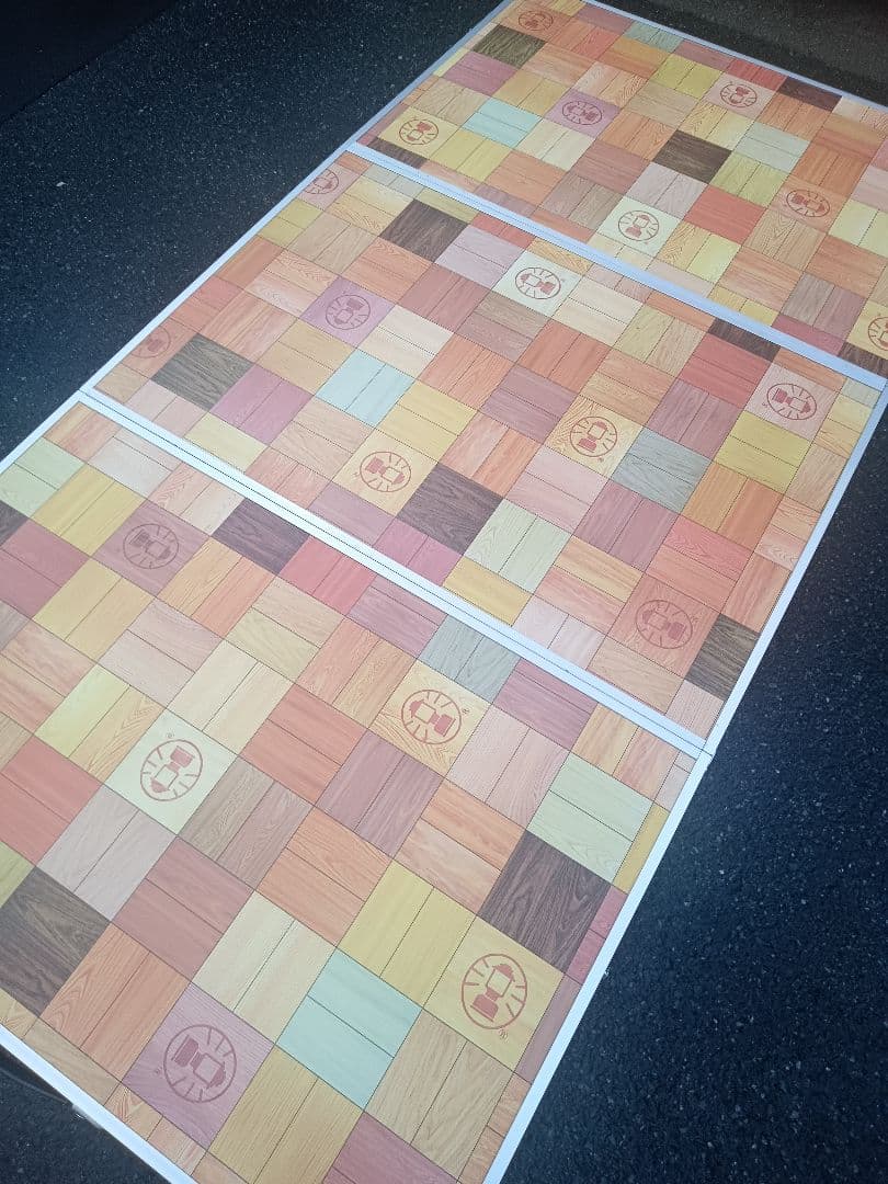 【Coleman】ナチュラルモザイクリビングテーブル/140 ②