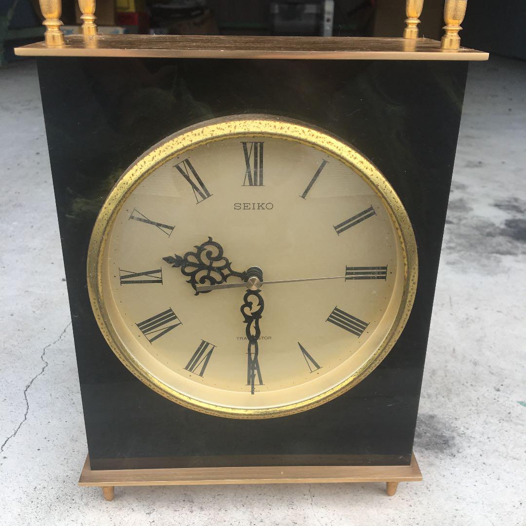 SEIKOセイコー置き時計　昭和レトロ　ビンテージ　激レア
