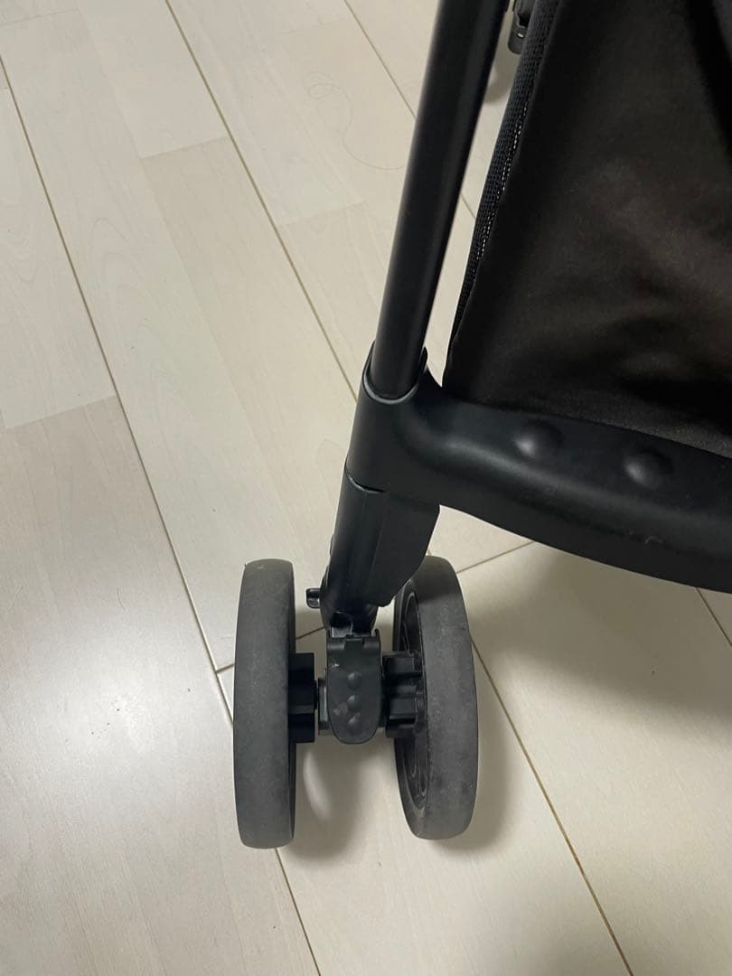 【美品】Aprica マジカルエアークッションAD ベビーカー レザーハンドル