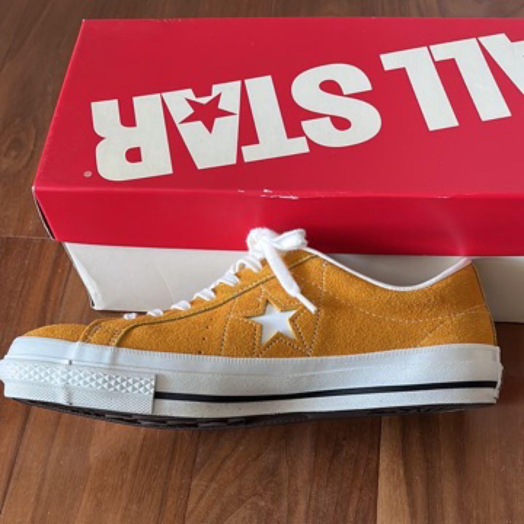 converse one star j suede gold 27㎝