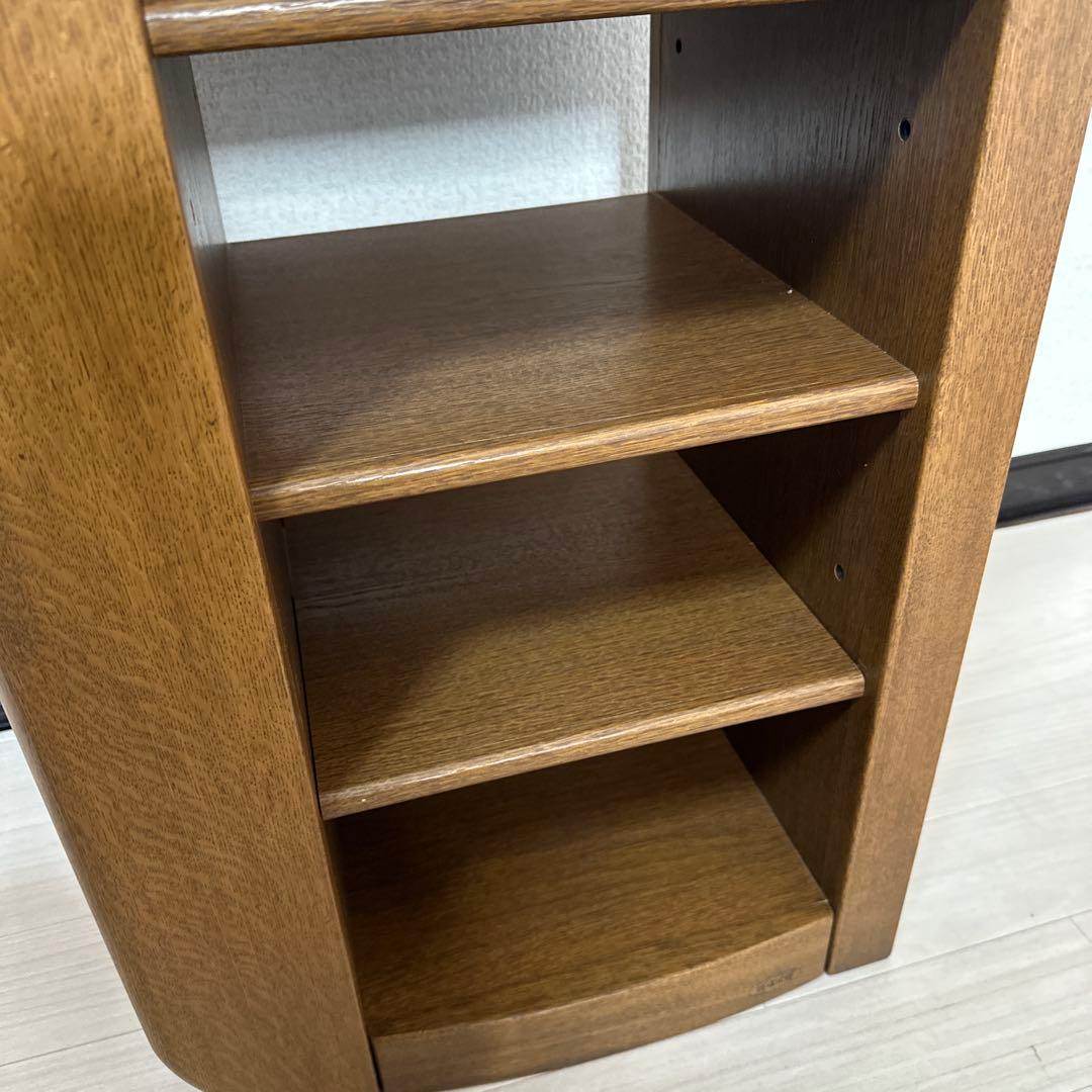 【展示品】浜本工芸 スリッパラック 木製 棚 花台 電話台 収納棚 ※i4※