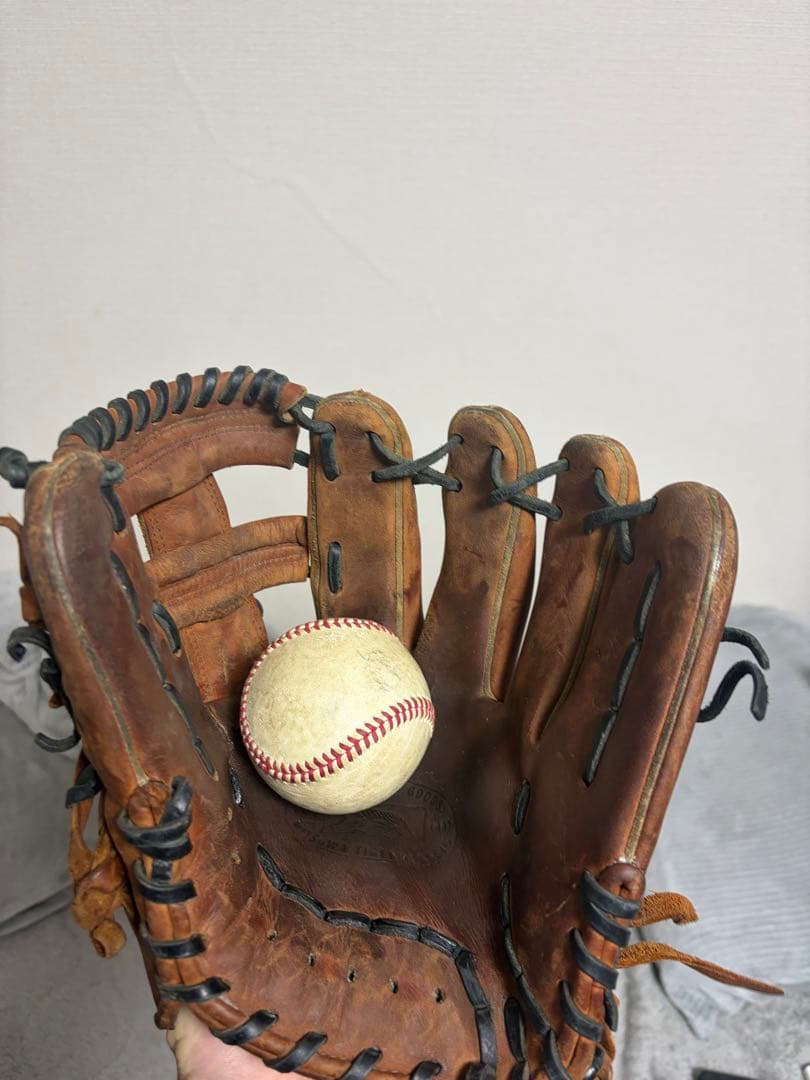 ミツワタイガー軟式内野手グローブコユニ使用