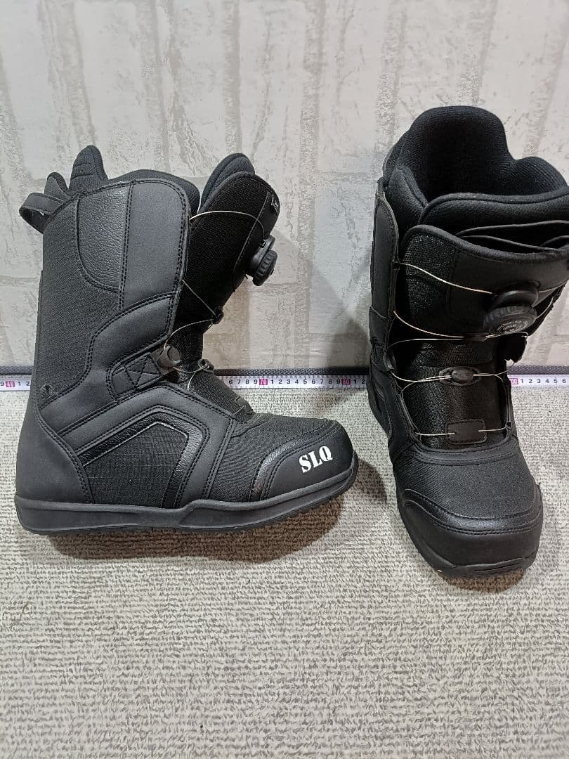 美品■25-25.5cm■SLQ スノーボードブーツ ブラック