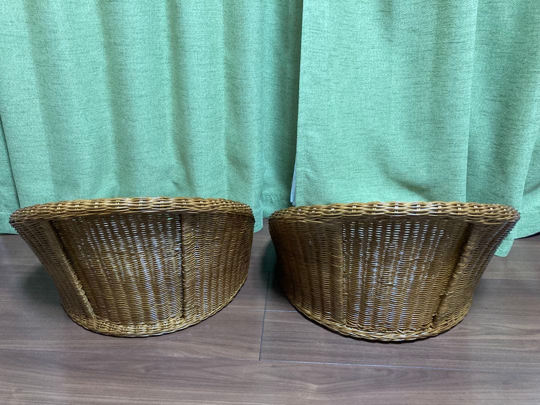 【新品未使用！】ラタンチェア 2つセット