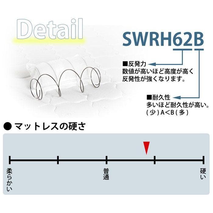 3Dメッシュ ポケットコイルマットレス Dサイズ [10003]