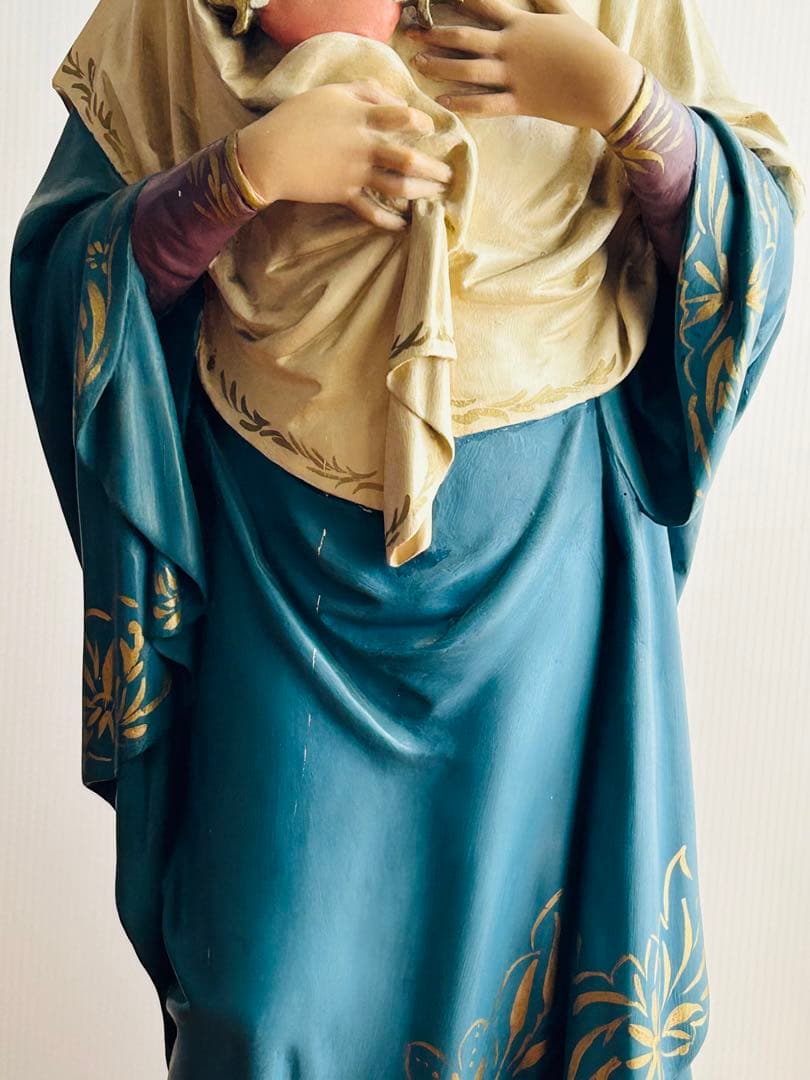 【超超希少激安66cm】✞悲しみの聖母マリア像　マーテル・ドロロサ像　宗教彫刻