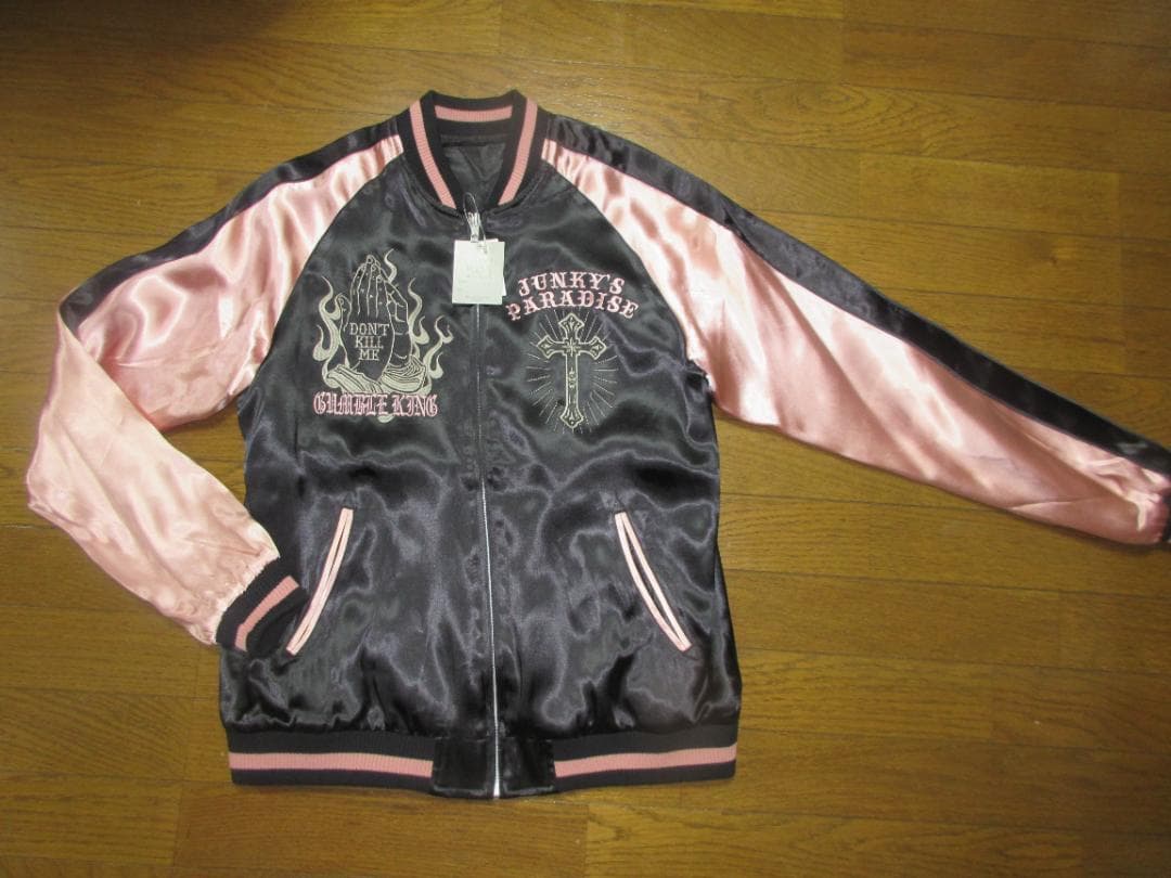 JUNKY'S PARADISEジャンキーズパラダイススカジャン　黒×ピンクＭ