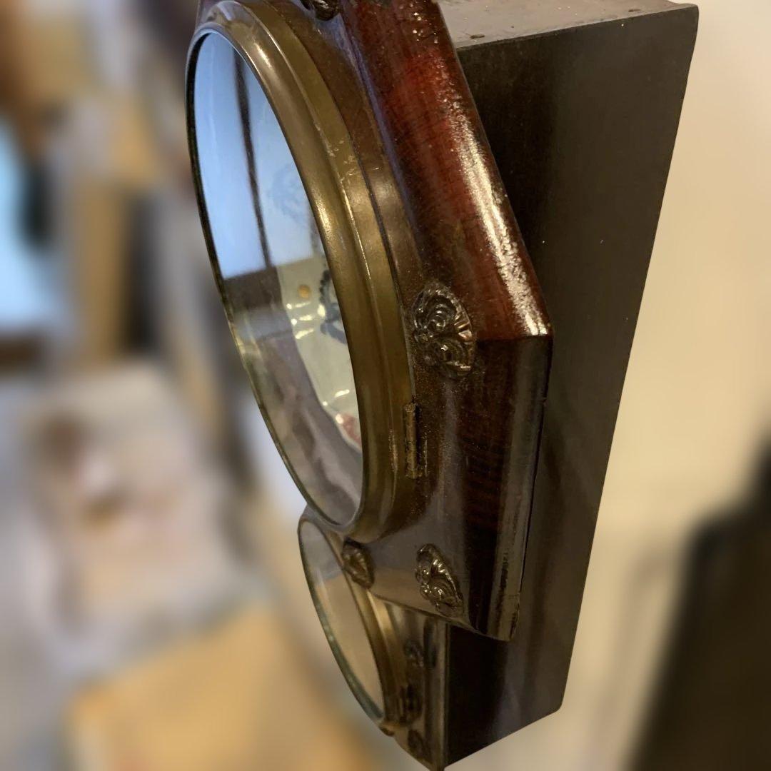 ノブ　そ　様　 専用 日本時計株式会社の柱時計枠　アンティーク赤柄古伊万里