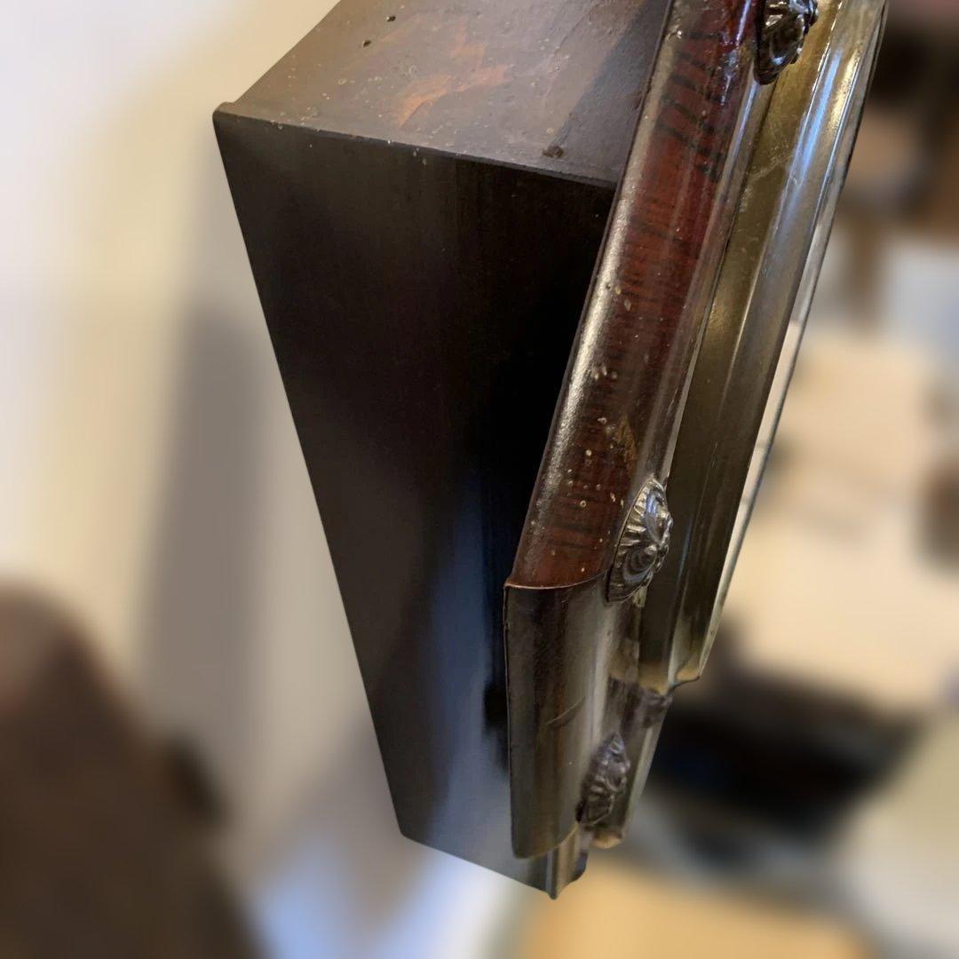 ノブ　そ　様　 専用 日本時計株式会社の柱時計枠　アンティーク赤柄古伊万里