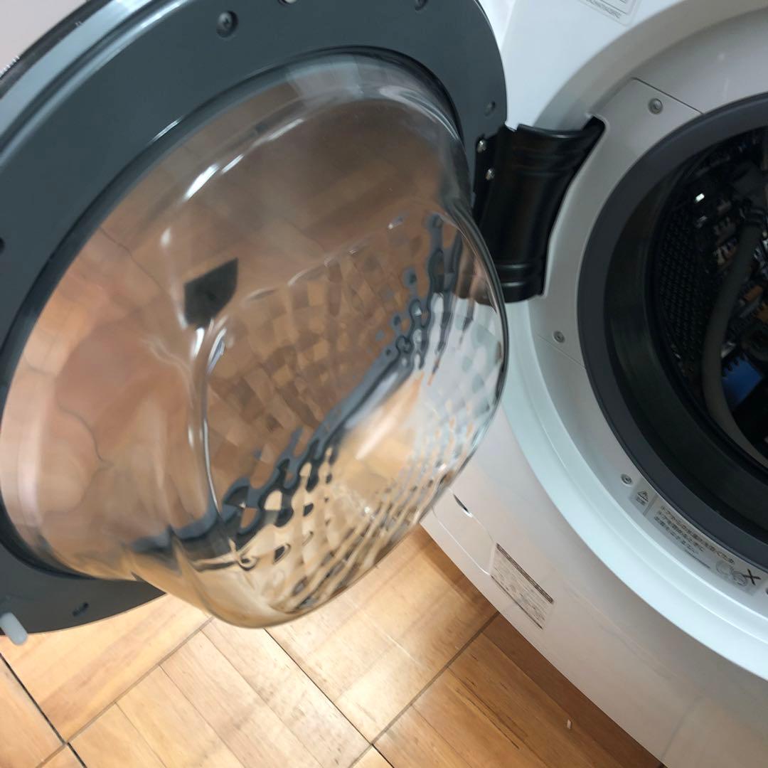 【美品】シャープ　ドラム式電気洗濯乾燥機　ES-H10F-WL　2022年製　K