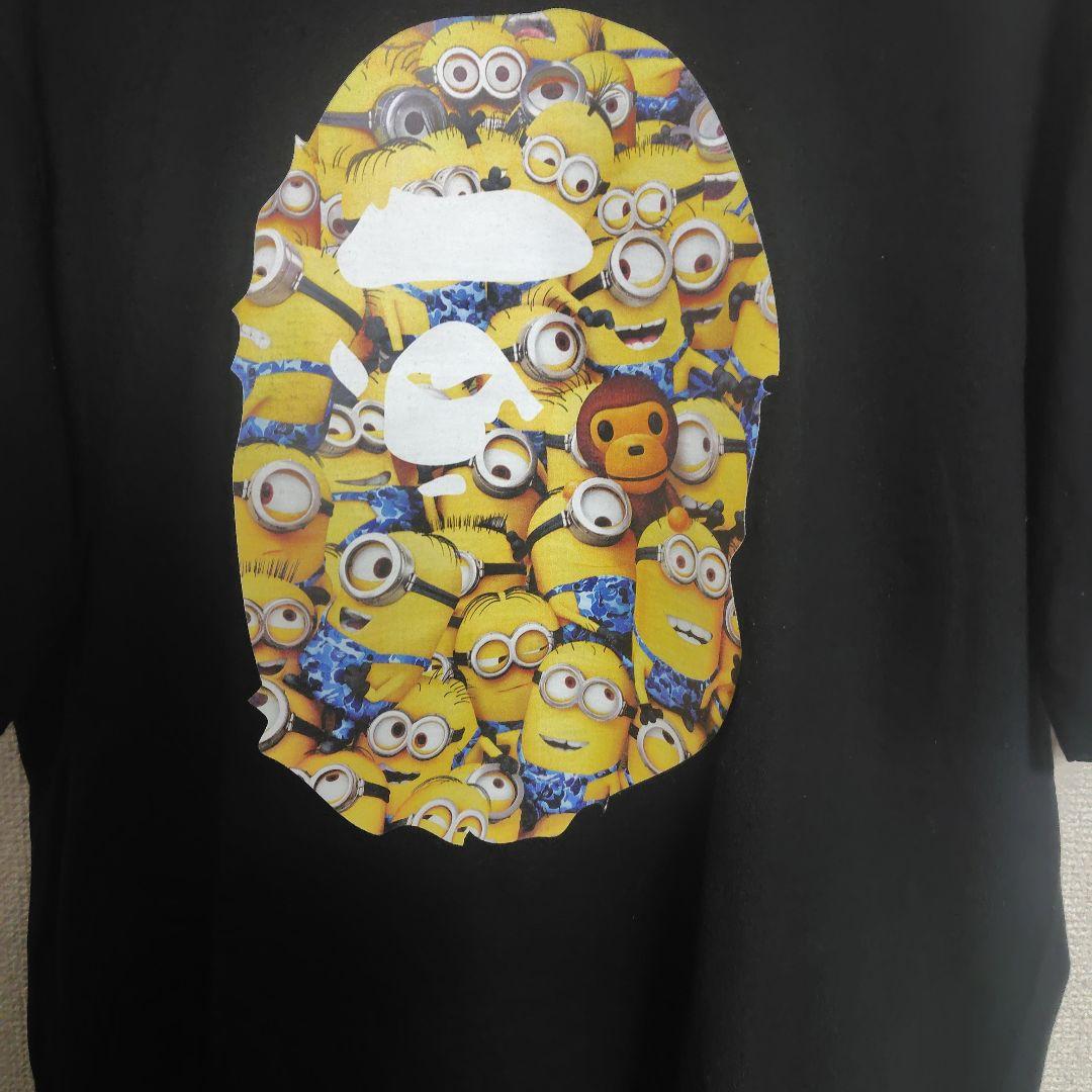 A BATHING APE ミニオン Tシャツ L ブラック