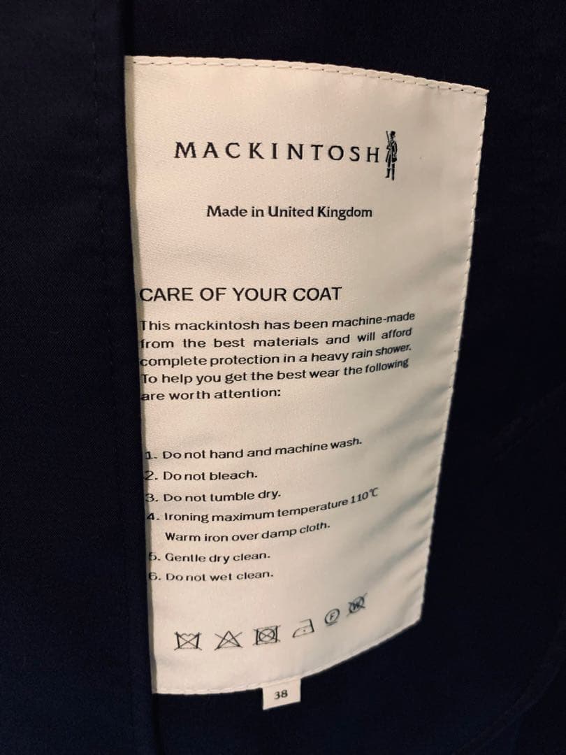 マッキントッシュ　ダンケルド　38 レインテック