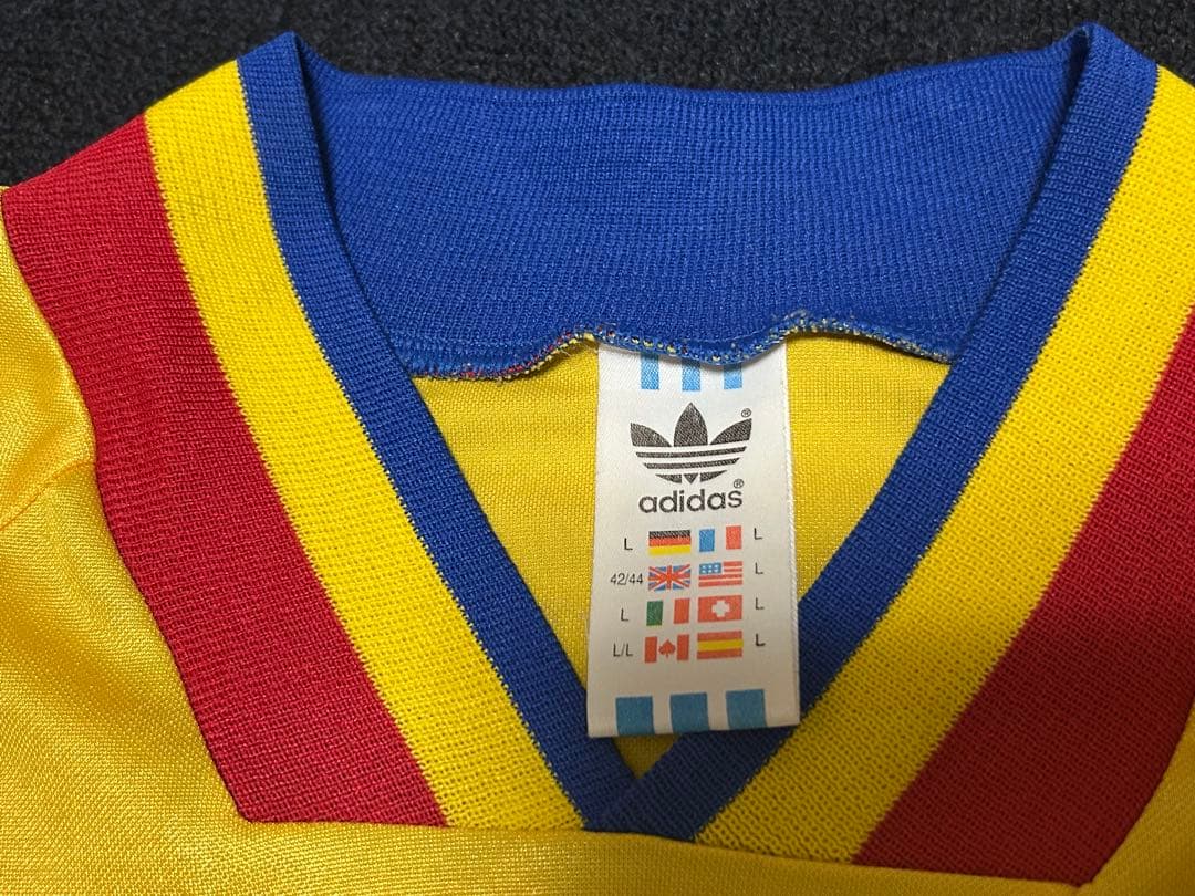 ルーマニア代表ユニフォーム　10ゲオルゲ・ハジ　94年W杯頃　Lサイズ