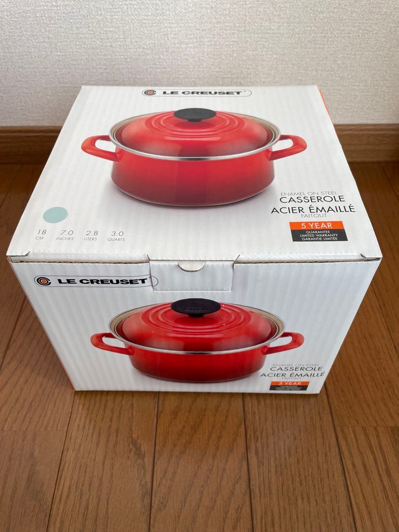 ル・クルーゼ CASSEROLE　acier emaille 18